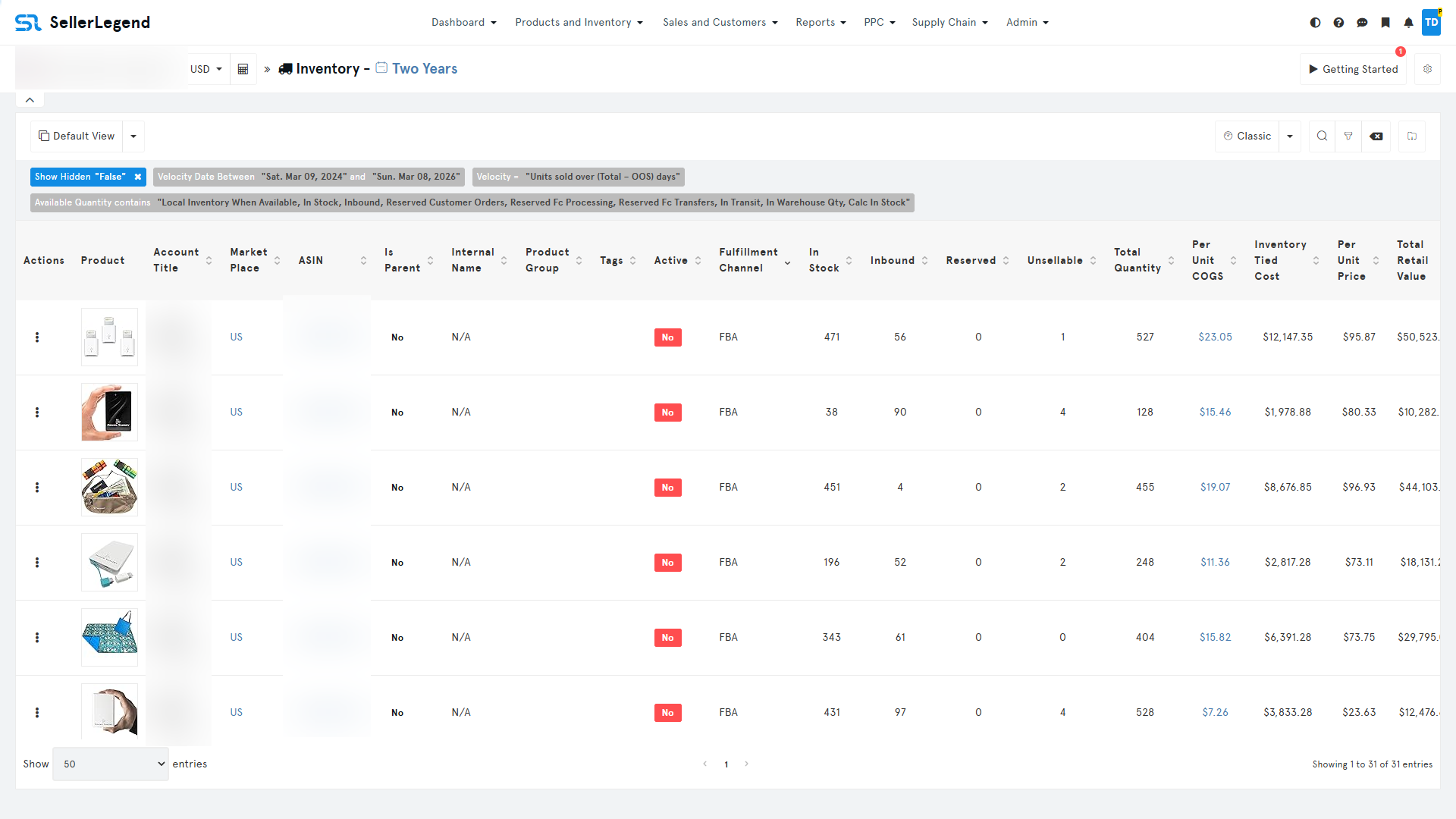 Inventory Management & Forecasting
